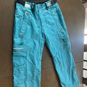 BONFIRE Snowboard / Ski Classic Fit Pants Womens Small Blue Excellent condition!